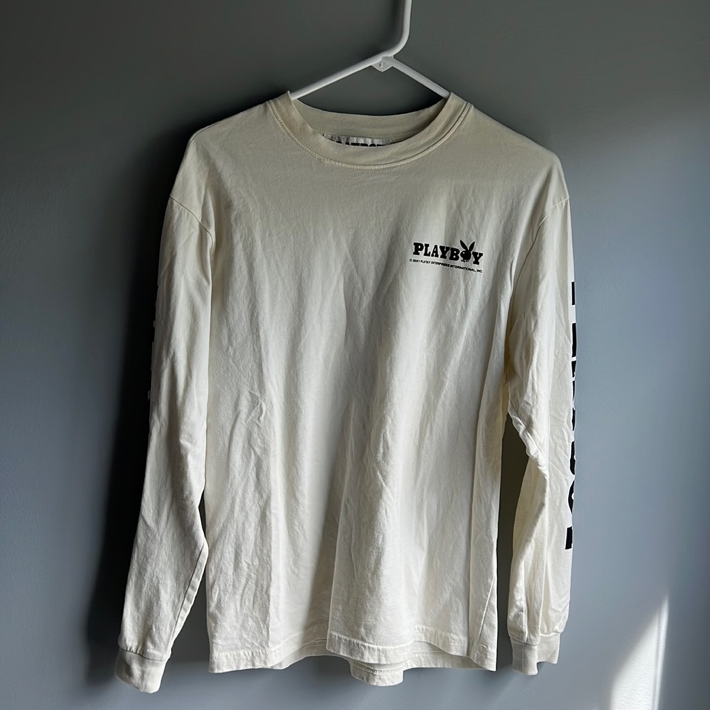 Men’s Nude Playboy Long Sleeve T Shirt